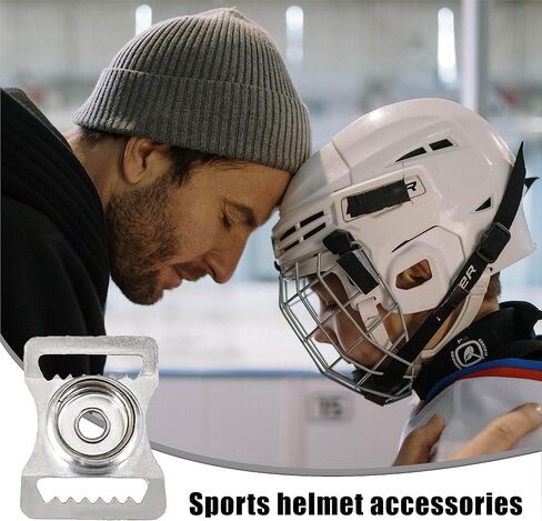 Youth Baseball Helmet Buckles, 10pcs Stainless Steel Sports Helmet Buckles Helmet Chin Strap Adapter Baseball Helmet Repair Kit for Catcher Helmet Repair Kit in Saudi Arabia