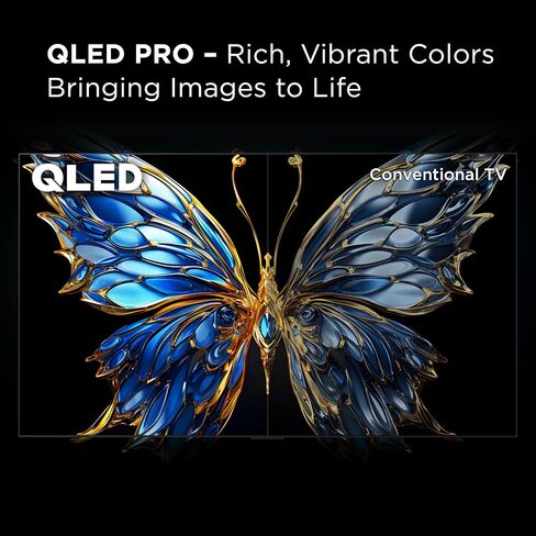 TCL 65-Inch Q65 QLED 4K UHD Smart TV with Google TV (65Q651G, 2024 Model) Dolby Vision, Dolby Atmos, HDR Pro+, Game Accelerator Enhanced Gaming, Voice Remote, Works with Alexa, Streaming Television in Saudi Arabia