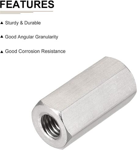 M10x30mm(DXL) - Hex Standoff Spacer Nuts -2Pack- Good for Electronic Machine - 304 Stainless Steel Coupling Screws in Saudi Arabia