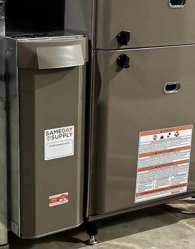 Lennox المناخ الصحي Lennox X6675 20x25x5 حزمة مرشح المناخ الصحي الكربوني النظيف MERV 16 مع مغناطيس تذكير تغيير مرشح العرض في نفس اليوم (عبوة واحدة) in Saudi Arabia