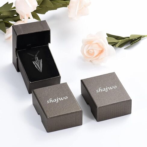 shajwo Cremation Jewelry Arrowhead Urn Necklace for Ashes for Women Men Memorial Keepsake Ash Necklace for Human Ashes in Saudi Arabia