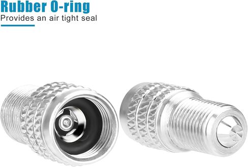 Double Seal Valve Cap, 16 Pack Double Seal Flow Through Valve Stem Cap with Heads Valve Core Remover for High Pressure Truck Car RV Semi Bus, Tires Inflate and Check Pressure Without Removing Caps in Saudi Arabia