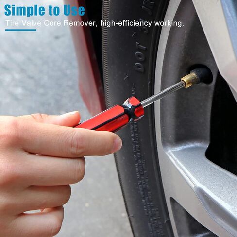 Double Seal Valve Cap, 16 Pack Double Seal Flow Through Valve Stem Cap with Heads Valve Core Remover for High Pressure Truck Car RV Semi Bus, Tires Inflate and Check Pressure Without Removing Caps in Saudi Arabia
