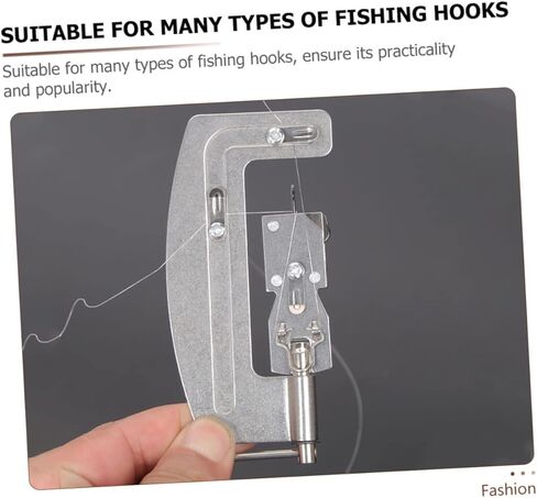 CLISPEED 2 قطعة طُعم فضي من الفولاذ الفرعي في الهواء الطلق، عقدة معدنية دوارة من الفولاذ المقاوم للصدأ، لوازم الخطاف، إكسسوارات المعدات، أبازيم الطيران مع أداة ربط الصيد السريع، عقدة خط الآلة in Kuwait