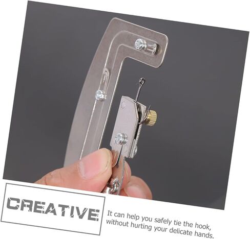 CLISPEED 2 قطعة طُعم فضي من الفولاذ الفرعي في الهواء الطلق، عقدة معدنية دوارة من الفولاذ المقاوم للصدأ، لوازم الخطاف، إكسسوارات المعدات، أبازيم الطيران مع أداة ربط الصيد السريع، عقدة خط الآلة in Kuwait