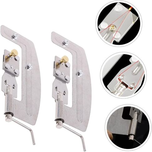 CLISPEED 2 قطعة طُعم فضي من الفولاذ الفرعي في الهواء الطلق، عقدة معدنية دوارة من الفولاذ المقاوم للصدأ، لوازم الخطاف، إكسسوارات المعدات، أبازيم الطيران مع أداة ربط الصيد السريع، عقدة خط الآلة in Kuwait