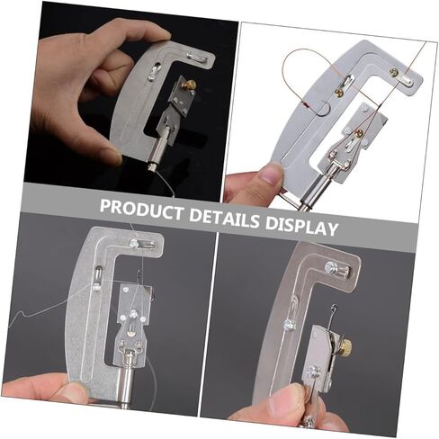 CLISPEED 2 قطعة طُعم فضي من الفولاذ الفرعي في الهواء الطلق، عقدة معدنية دوارة من الفولاذ المقاوم للصدأ، لوازم الخطاف، إكسسوارات المعدات، أبازيم الطيران مع أداة ربط الصيد السريع، عقدة خط الآلة in Kuwait