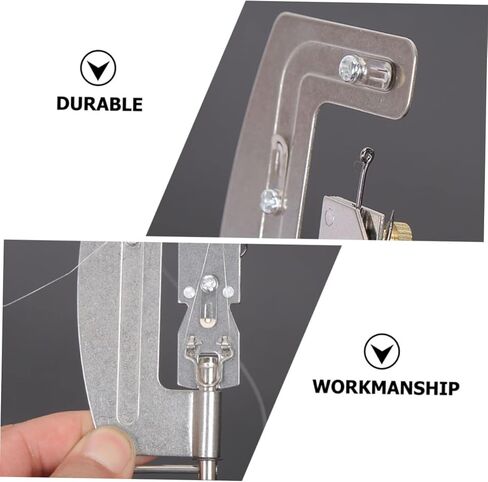 CLISPEED 2 قطعة طُعم فضي من الفولاذ الفرعي في الهواء الطلق، عقدة معدنية دوارة من الفولاذ المقاوم للصدأ، لوازم الخطاف، إكسسوارات المعدات، أبازيم الطيران مع أداة ربط الصيد السريع، عقدة خط الآلة in Kuwait