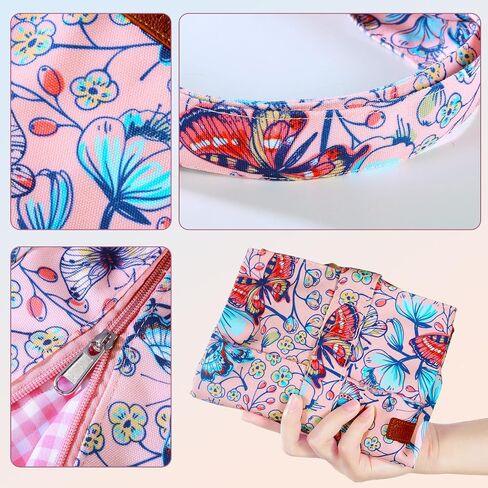 Extra Large Tote Bag for Women 18/22 inches, Canvas Everying Tote Bag with Zipper Shoulder Bag Top Handle for Travel in Saudi Arabia