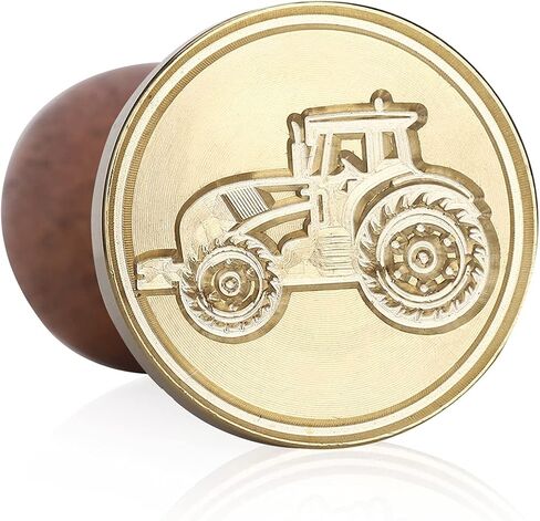 Wax Seal Stamp, Brass Seal with Wooden Handle, Cross in Saudi Arabia