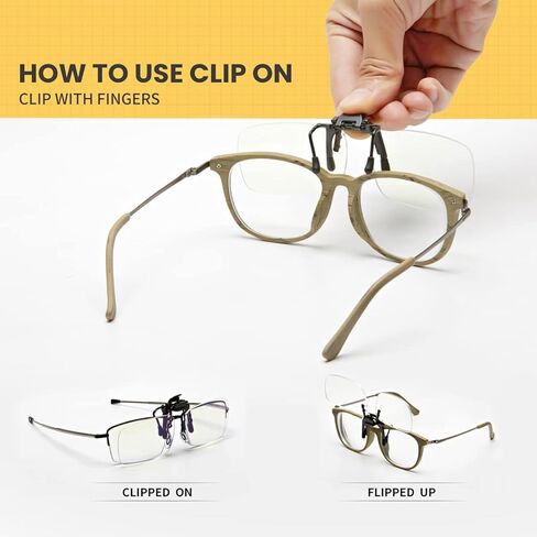 نظارات قراءة قابلة للتثبيت والقلب، نظارات كمبيوتر تحجب الضوء الأزرق للجنسين (شفافة، 4، ×) in Kuwait
