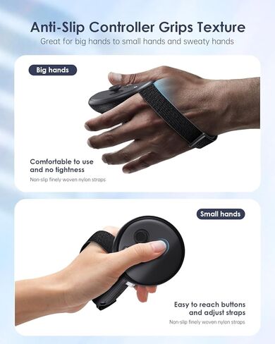 أحزمة تحكم Maecker vr متوافقة مع مقابض التحكم Meta Quest 3 مع أشرطة مفصل مضادة للانزلاق لباب البطارية لملحقات Quest 3 in Kuwait