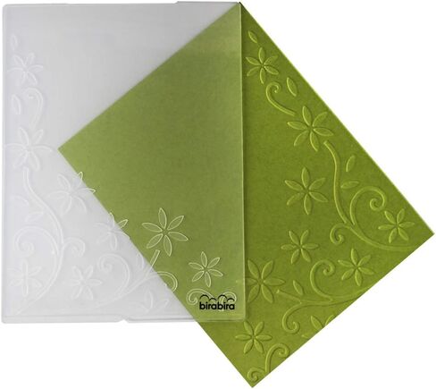 Bira Craft مجلد نقش مقاس 4.25 بوصة × 5.75 بوصة، مجلد نقش عيد الميلاد، تصميمات متنوعة. (ندفة الثلج) in Saudi Arabia