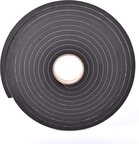 إسفنجة من النيوبرين مع مادة لاصقة بعرض 1 بوصة × سماكة 1/2 بوصة × طول 25 قدم in Kuwait