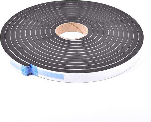 إسفنجة من النيوبرين مع مادة لاصقة بعرض 1 بوصة × سماكة 1/2 بوصة × طول 25 قدم in Kuwait