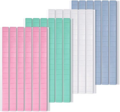 408 قطعة من الملصقات اللاصقة المعجون اللزج، معجون لاصق قابل للإزالة، جدار متعدد الأغراض قابل لإعادة الاستخدام، معجون يدوي الصنع لتعليق الصور وفن الأظافر والحرف اللزجة (أزرق، أخضر، وردي، أبيض) in Kuwait