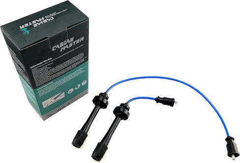 أسلاك توصيل الإشعال من Cable Master متوافقة مع Mazda Miata 1.8L 01-05 Protege 2.0L 01-03 Protege5 2.0L 02-03 2 سلك أزرق in Kuwait