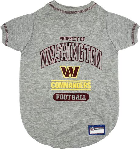 Pets First PET Shirt for Dogs & Cats - NFL Washington Commanders Dog T-Shirt, Medium. - Cutest Pet Tee Shirt for The Real Sporty Pup! (WAC-4014-MD) in Saudi Arabia