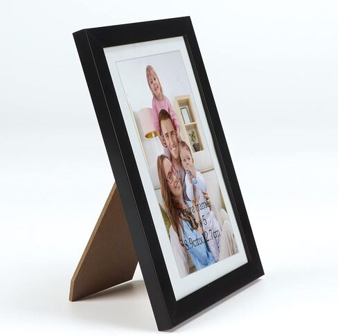 مجموعة إطارات صور Giftgarden مقاس 5x7 مكونة من 10 قطع، عرض 5x7 مع حصيرة أو 6x8 بدون حصيرة، إطارات صور متعددة للتركيب على الحائط أو سطح الطاولة، أسود in Kuwait