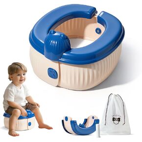 Travel Potty for Toddlers, Portable Travel Foldable Training Toilet Potty for Kids Boys Girls Emergency Toilets for Outdoor Car Camping with Storage Bag in Saudi Arabia