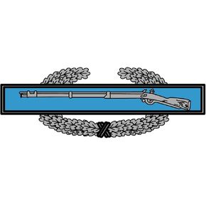 US Army - Combat Infantryman Badge Decal - 3.5 Inch Wide Full Color Decal, Sticker 2 Pack in Kuwait