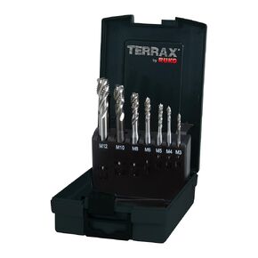 Terrax by Ruko A245058ETX Machine Tap Set M DIN 371/376 Form C / 35° RSP HSSE-Co 5 in Plastic Case in Saudi Arabia