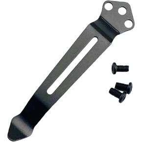 Deep Carry Pocket Knife Clip Replacement (Black) + 3 Screws - Compatible with Benchmade 535 Knife in Kuwait