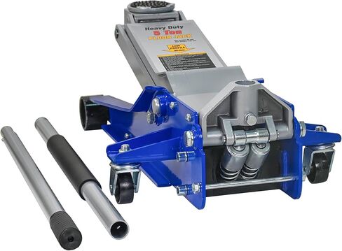 Floor Jack 5Ton/11000lbs.Dual Piston Fast Lifting Pump.Ultra Low Profile Floor Jack,Lifting Range 3.54"-21.65" .Heavy Duty Hydraulic Racing Car Jack for MVPs,SUVs and Trucks.Trolley Jack in Saudi Arabia