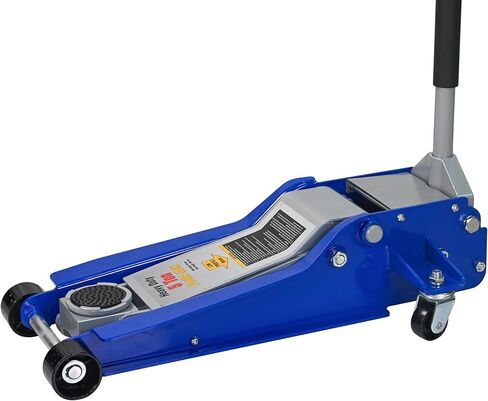 Floor Jack 5Ton/11000lbs.Dual Piston Fast Lifting Pump.Ultra Low Profile Floor Jack,Lifting Range 3.54"-21.65" .Heavy Duty Hydraulic Racing Car Jack for MVPs,SUVs and Trucks.Trolley Jack in Saudi Arabia