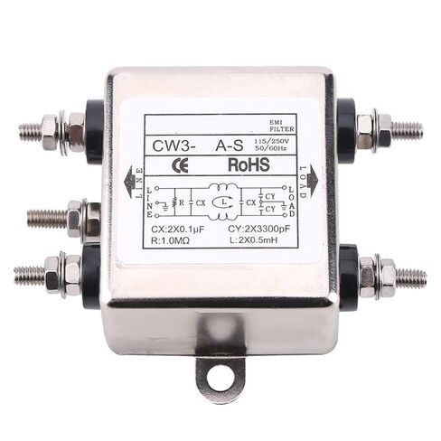 Single-Phase 220V Power Filter CW3-3A 6A 10A 20A 30A-S(CW3-20A-S) in Saudi Arabia