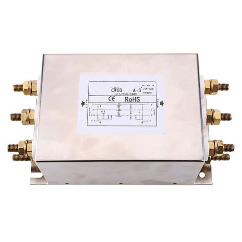 فلتر ثلاثي الطور 380 فولت ثلاثي الأسلاك CW6B-80/250A مضاد للتداخل (CW6B-100A-S) in Kuwait