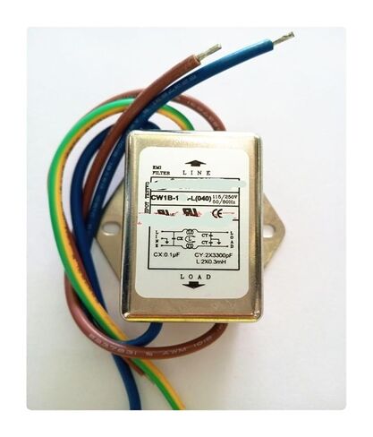 1 Pcs with line Power Filter Purifier CW1B-10A-L Single Phase 220V10A Power Filter Anti-Interference(CW3-10A-T) in Saudi Arabia