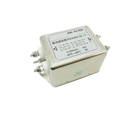 RV430D-20A DC Dual-Section Enhanced Power Filter 12V 24V 36V 48V 64V 110V 220VDC in Saudi Arabia