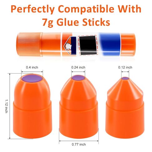3Pcs Precision Tips Compatible with Elmer's 7g Glue Sticks, Fine Tip Glue Applicator for Family Crafts, Sewing, and Paper Projects in Saudi Arabia