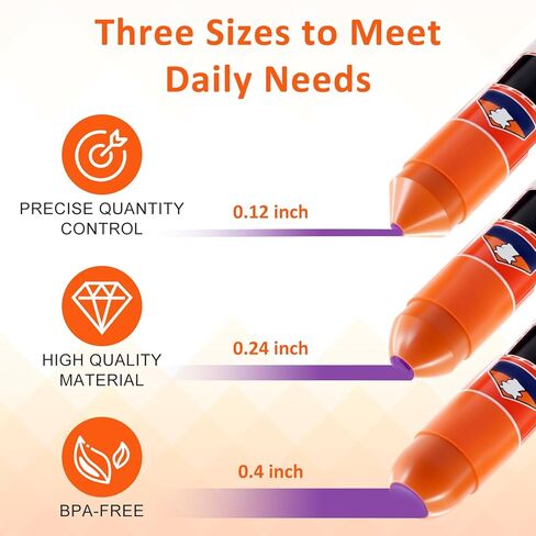 3Pcs Precision Tips Compatible with Elmer's 7g Glue Sticks, Fine Tip Glue Applicator for Family Crafts, Sewing, and Paper Projects in Saudi Arabia