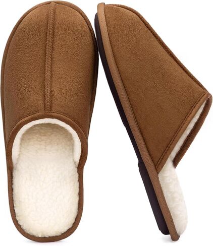 شبشب RockDove الرجالي Drift Micro-Suede Scuff مع بطانة ناعمة من صوف الشيربا ونعل داخلي من الإسفنج الذكي ونعل مضاد للانزلاق in Saudi Arabia