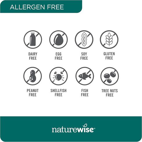فيتامينات NatureWise المتعددة للرجال + دعم الإجهاد + معادن الفولفيك الأيونية + البروبيوتيك للمناعة، صحة الذكور، الهضم + الأطعمة العضوية الكاملة - نباتية، غير معدلة وراثيًا - 60 كبسولة [كمية تكفي لمدة شهر] in Saudi Arabia