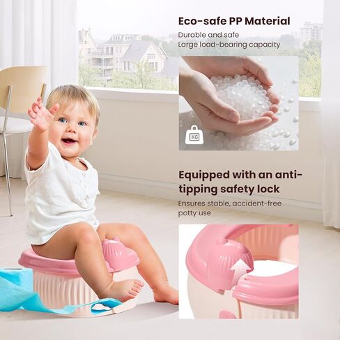 Travel Potty for Toddlers, Portable Travel Foldable Training Toilet Potty for Kids Boys Girls Emergency Toilets for Outdoor Car Camping with Storage Bag in Saudi Arabia