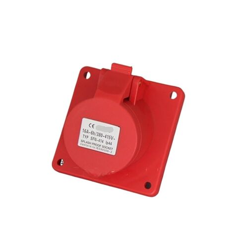 Industrial Waterproof Concealed Inclined one-piece Socket IP44/32A/3P+E SFN-424 in Saudi Arabia
