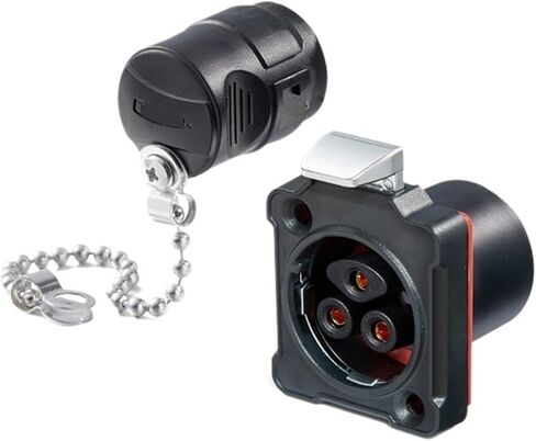 Locking Wire 25A BD24 Plastic Aviation Plug and Socket 3-pin snap-on Power Industrial Connector(Plastic Formal wear) in Saudi Arabia