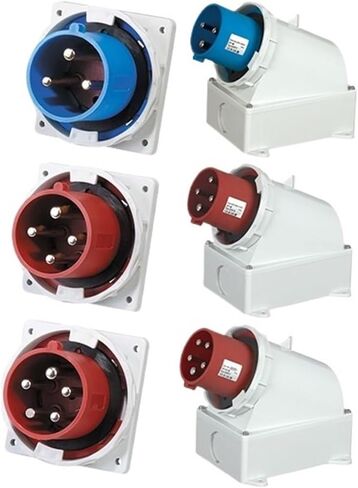 IP67 Reverse Waterproof Industrial Aviation and Socket Connector Docking 3 core 4 Holes 5 63A125A(3P63A IP67 Connector GP1574) in Saudi Arabia