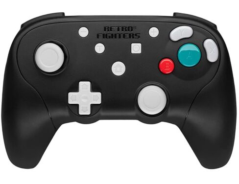 وحدة تحكم لاسلكية Retro Fighters BattlerGC - Gamecube، Game Boy Player، Switch & PC متوافق (أسود) in Saudi Arabia
