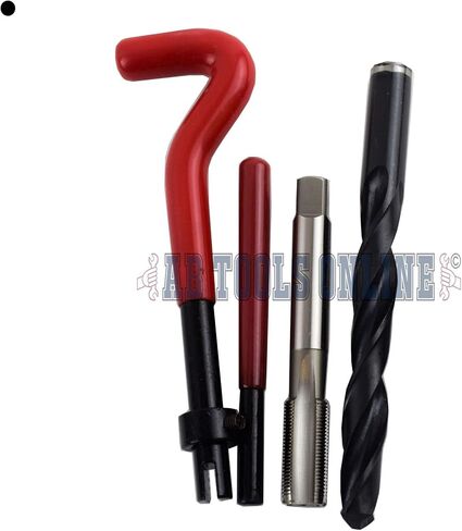 طقم قطع إصلاح الصنبور 1/2 بوصة × 26 BSC من خيوط هيليكويل التالفة طقم 14 قطعة in Kuwait