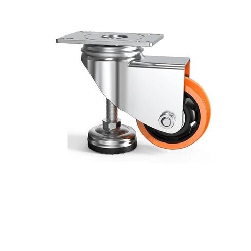 Leveling Casters 3 in Diameter 360 Degree Swivel Caster Wheels Adjustable with Feet 4Pcs in Kuwait