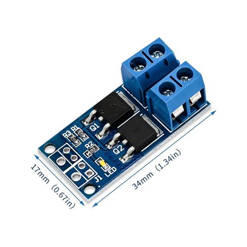 10Pcs 15A 400W MOSFET Trigger Switch Drive Module DC 5V-36V PWM Adjustment Electronic Switch Control Board in Saudi Arabia