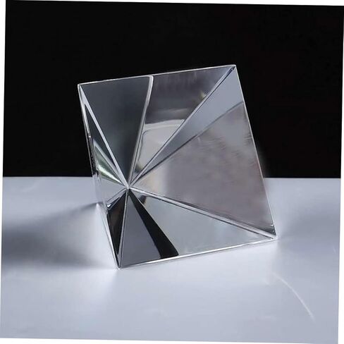 Four Sided Pyramid Light Prism Prismatic Lens for Optical Experiment Desk Decor Meditation in Saudi Arabia
