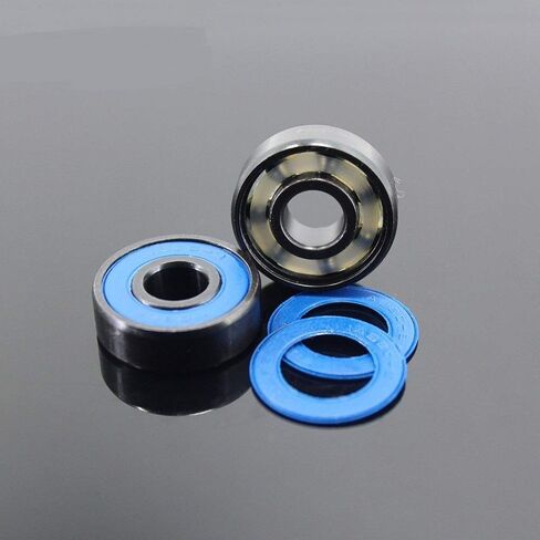 608-Black Skateboard Bearings ABEC-9 608 V RS Surface Black PA66 Cage Ball Bearing 8x22x7mm in Saudi Arabia