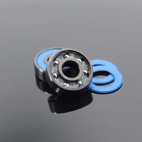 608-Black Skateboard Bearings ABEC-9 608 V RS Surface Black PA66 Cage Ball Bearing 8x22x7mm in Saudi Arabia