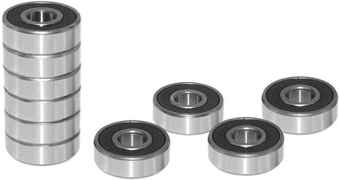 10 قطعة/المجموعة 608 2RS الكرات الأخدود العميق الصلب مختومة 608RS Z3V3 608-2RS 608rs تحمل حجم 8X22X7mm in Saudi Arabia