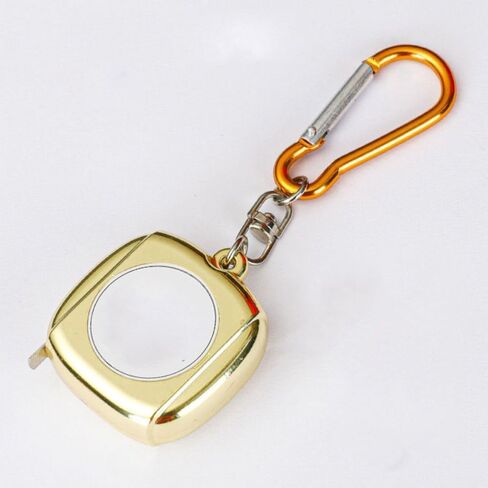 Portable Mini 2m/6.56ft Hot Pull Ruler Keychain Steel Tape Ruler Tape Easy Retractable Ruler Measure Tape(4) in Saudi Arabia